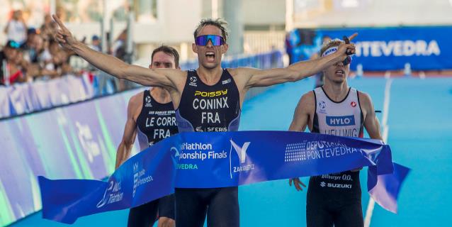 TRIATLÓN MUNDIAL: El francés Dorian Coninx, nuevo campeón del mundo de triatlón