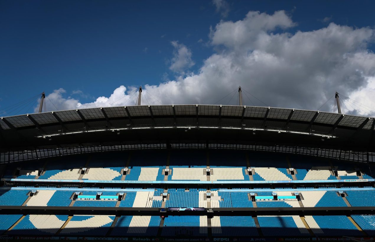 Vista general del estadio del Manchester City, el Etihad Stadium, en una foto de archivo. EFE/EPA/ADAM VAUGHAN
