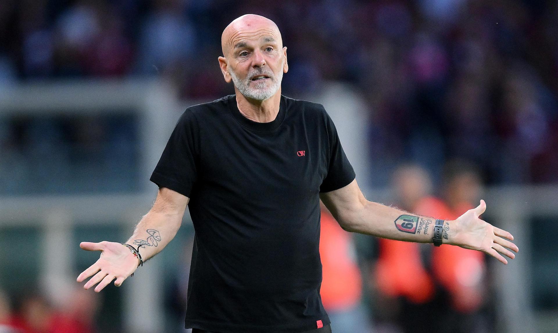 El italiano Stefano Pioli, destituido como entenador del Fiorentina. EFE/EPA/Alessandro Di Marco
