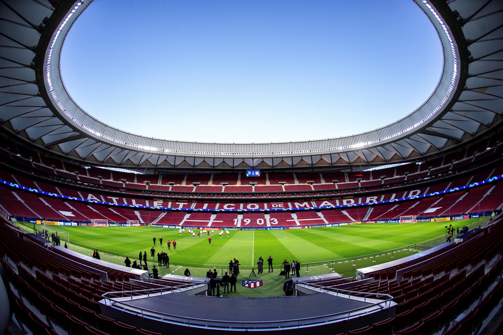 Vista general de archivo del estadio Metropolitano. EFE/Rodrigo Jiménez