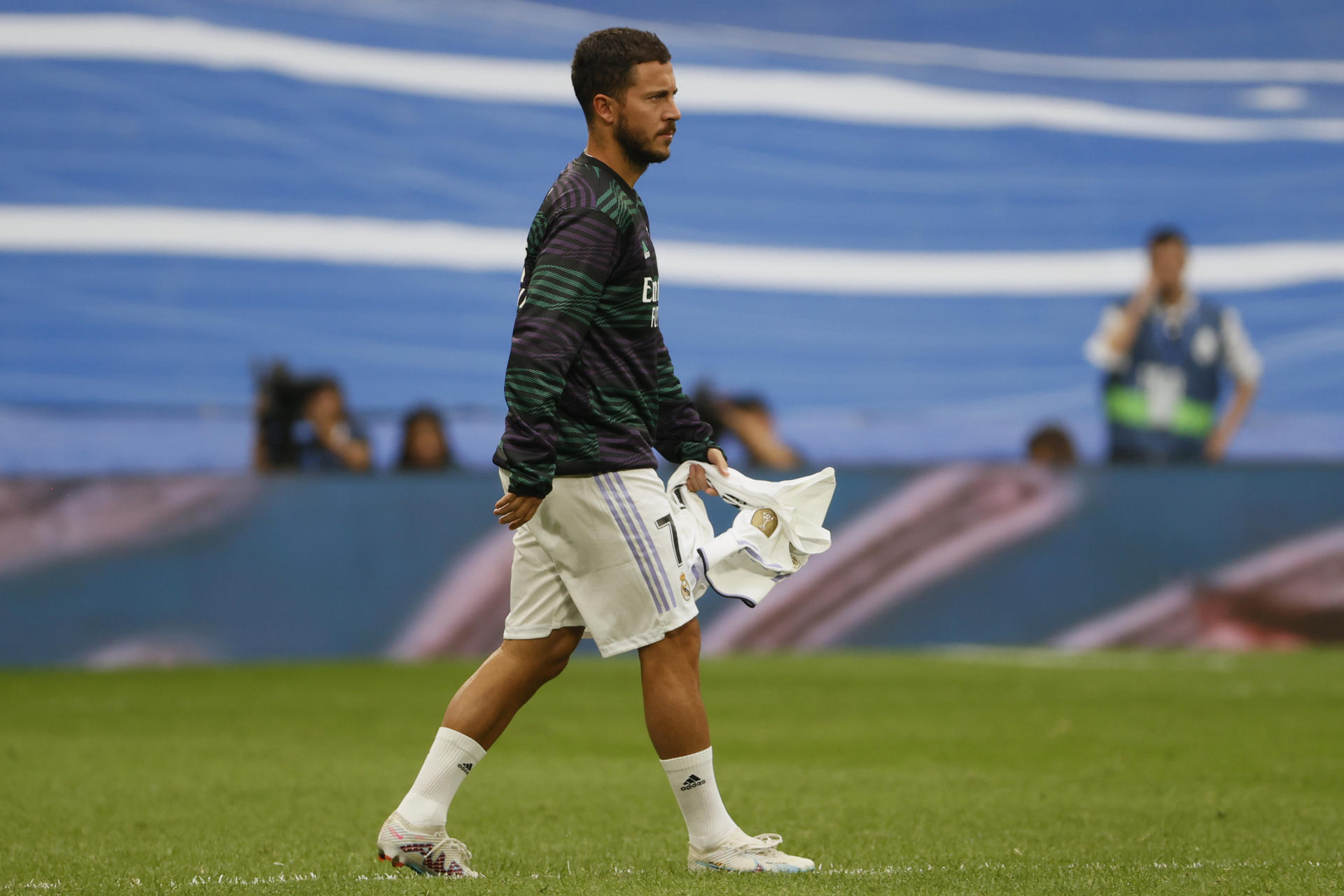 El exdelantero belga del Real Madrid, Eden Hazard, en una imagen de archivo. EFE/ Mariscal.