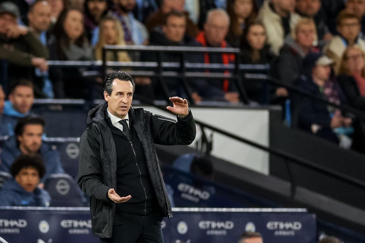 El español Unai Emery, entrenador del Aston Villa. EFE/EPA/ADAM VAUGHAN SOLO USO EDITORIAL