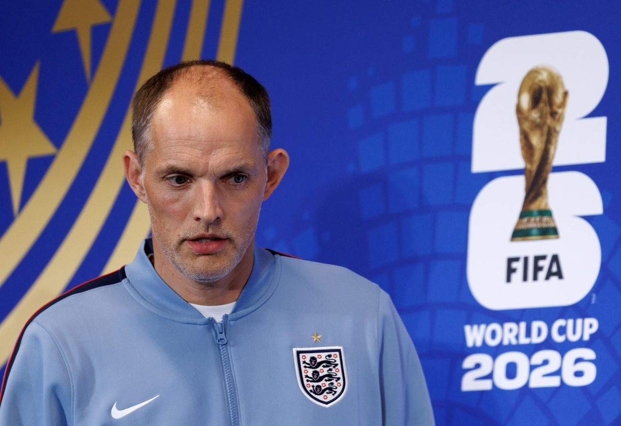 El seleccionador de Inglaterra, Thomas Tuchel, aseguró este viernes en Miami que Inglaterra está un escalón por debajo de las selecciones de Argentina, España y Francia, el resto de semifinalistas del Mundial. EFE/ Alberto Boal