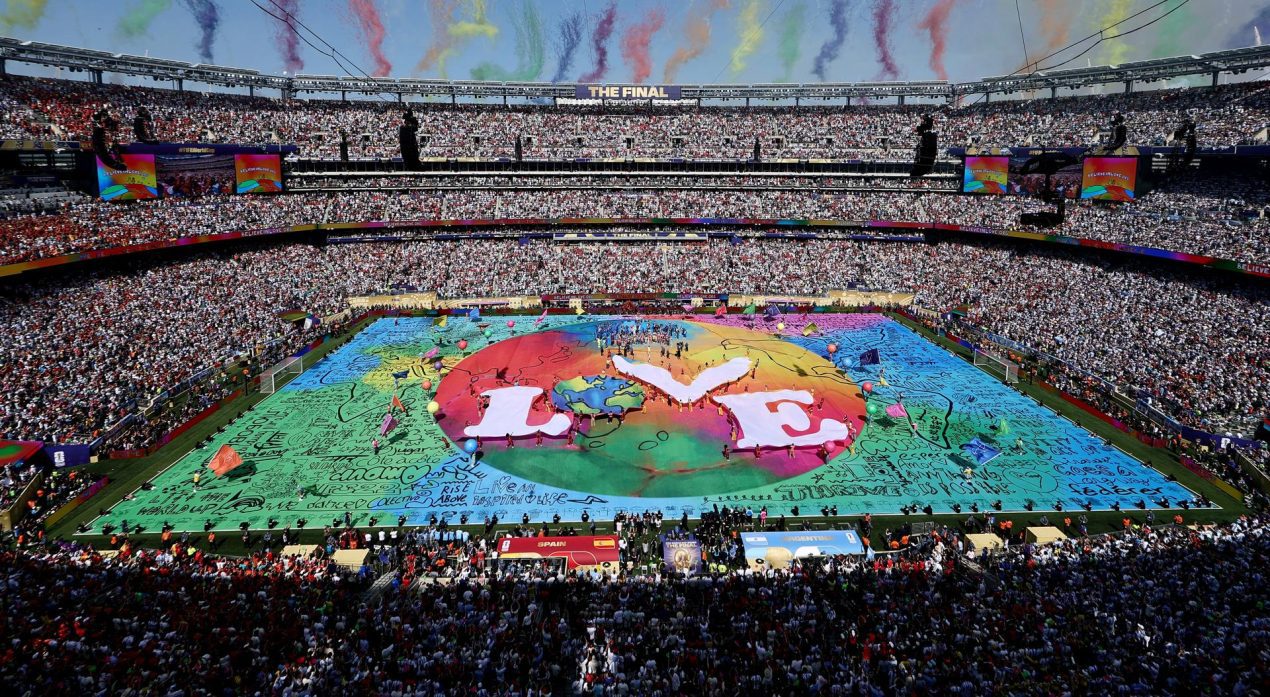 Vista general de las actuaciones al descanso de la final del Mundial EFE/EPA/RONALD WITTEK