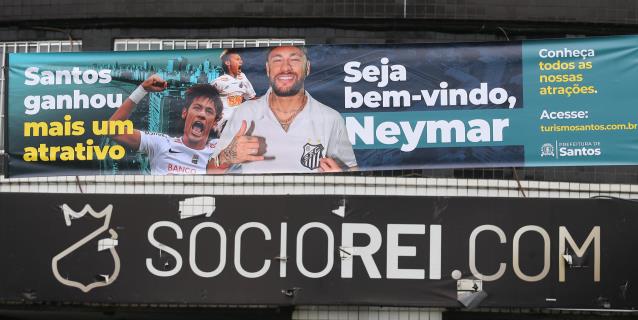 Neymar firma su contrato con el Santos y vestirá el 10 de ‘O Rei’ Pelé