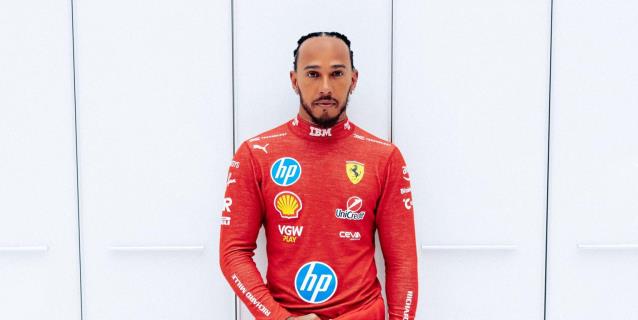 F1: Hamilton rueda por primera vez con Ferrari