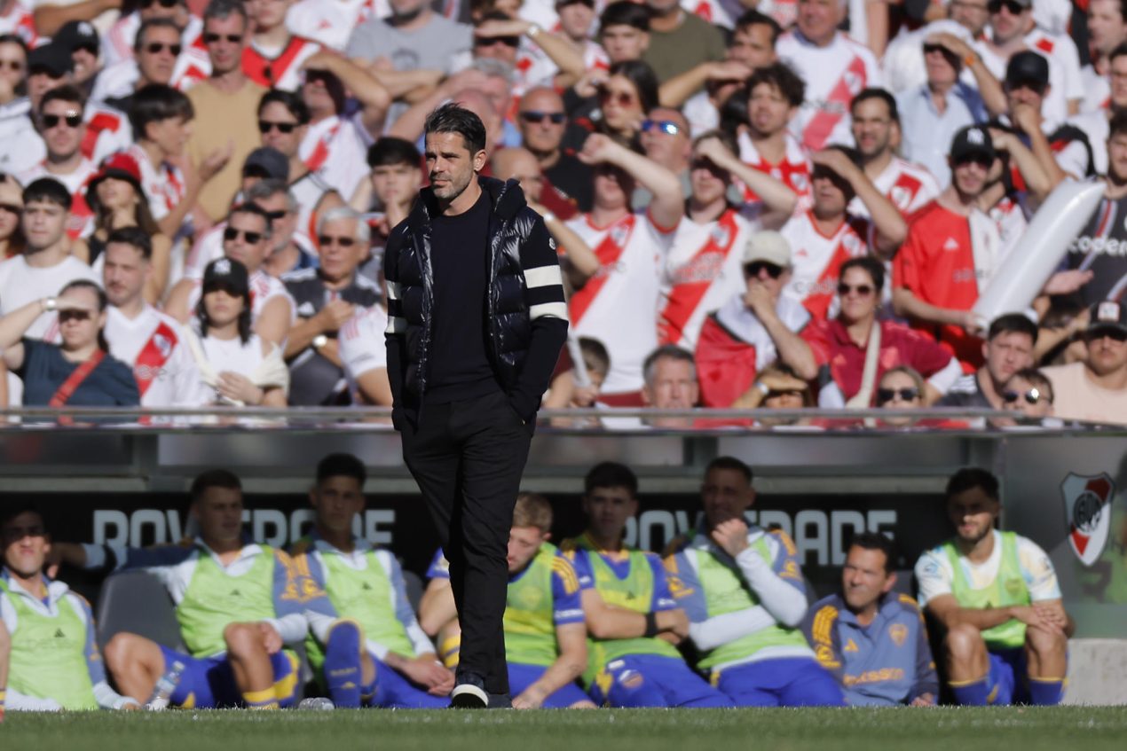 El entrenador Fernando Gago fue despedido de Boca Juniors. EFE/ Juan Ignacio Roncoroni