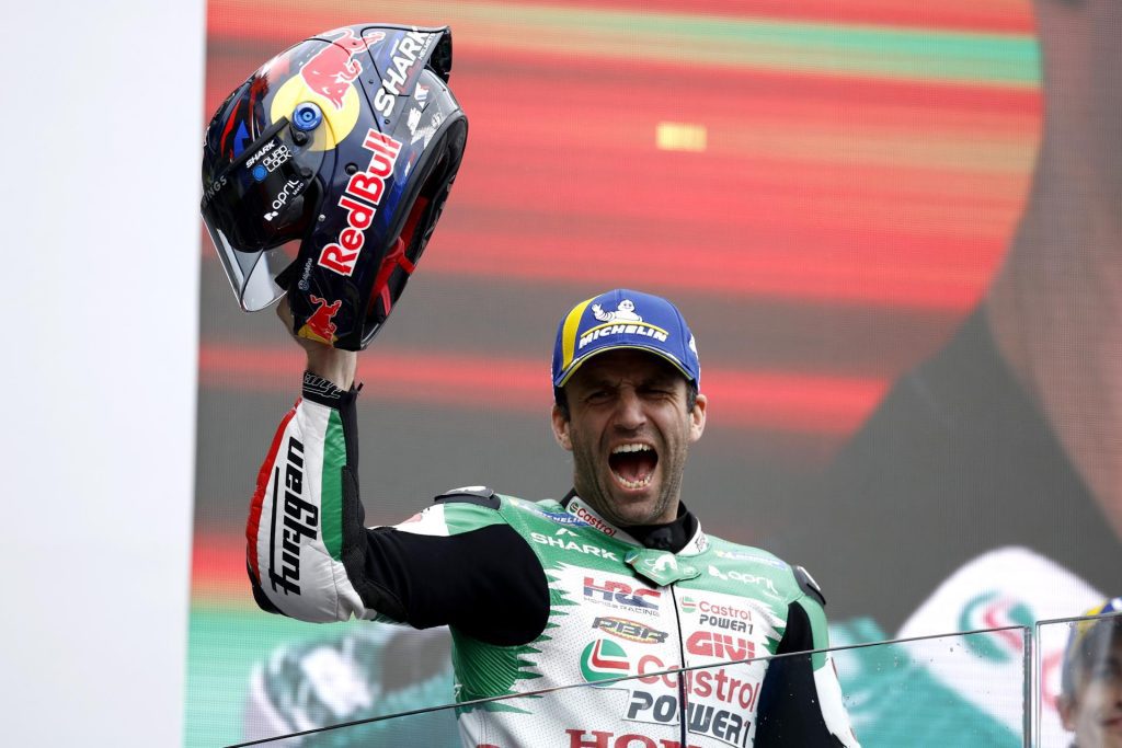 El piloto francés de MotoGP Johann Zarco, del equipo LCR Honda Team en Le Mans, Francia). EFE/EPA/YOAN VALAT