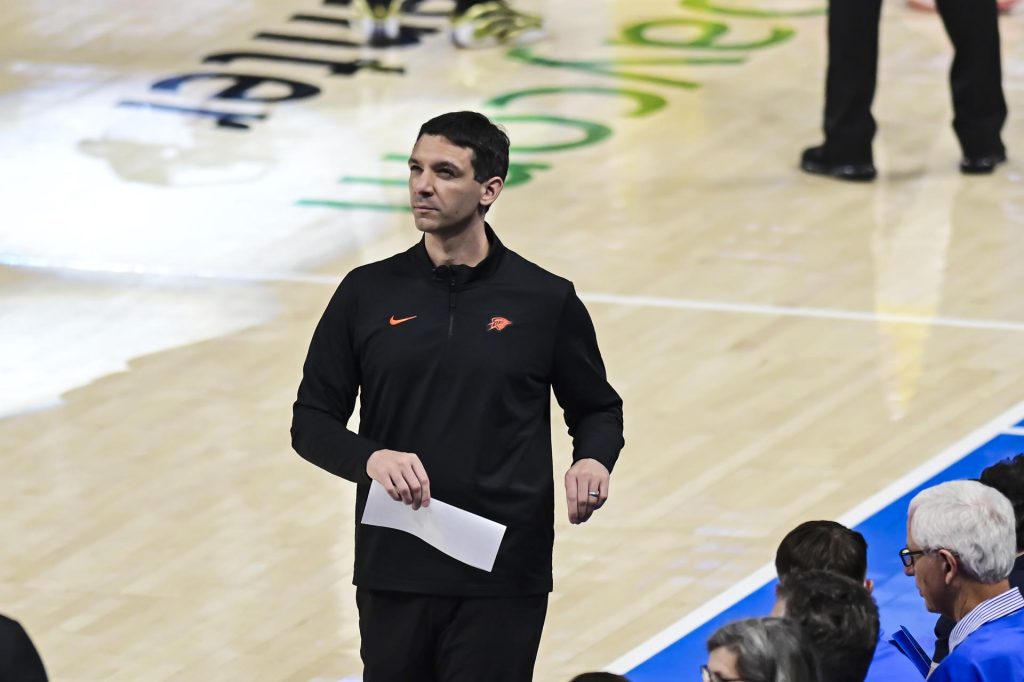 Mark Daigneault, entrenador de los Oklahoma City Thunder. EFE/EPA/MANUELA SOLDI
