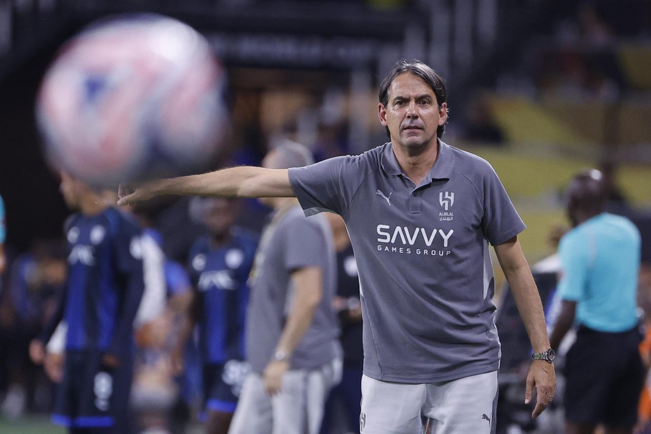 El italiano Simone Inzaghi, entrenador del Al Hilal, reconoció que la derrota por 1-2 sufrida ante Fluminense en los cuartos de final del Mundial de Clubes "duele". EFE/ Juan Ignacio Roncoroni