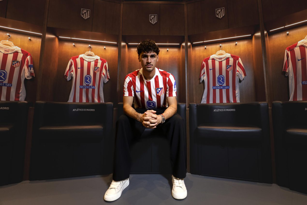 Johnny Cardoso, fichaje del Atlético de Madrid, reconoció que, tras su incorporación al conjunto rojiblanco, está cumpliendo un sueño que tenía desde niño. EFE/ Atlético De Madrid - SOLO USO EDITORIAL/SOLO DISPONIBLE PARA ILUSTRAR LA NOTICIA QUE ACOMPAÑA (CRÉDITO OBLIGATORIO) -