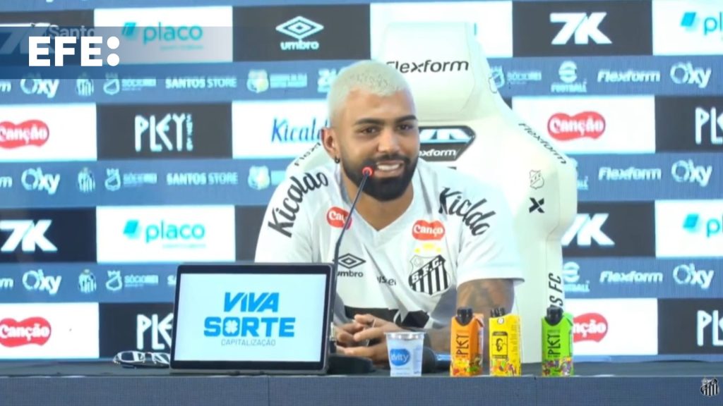Gabigol vuelve al Santos decidido a ayudar a Neymar a jugar el Mundial con Brasil