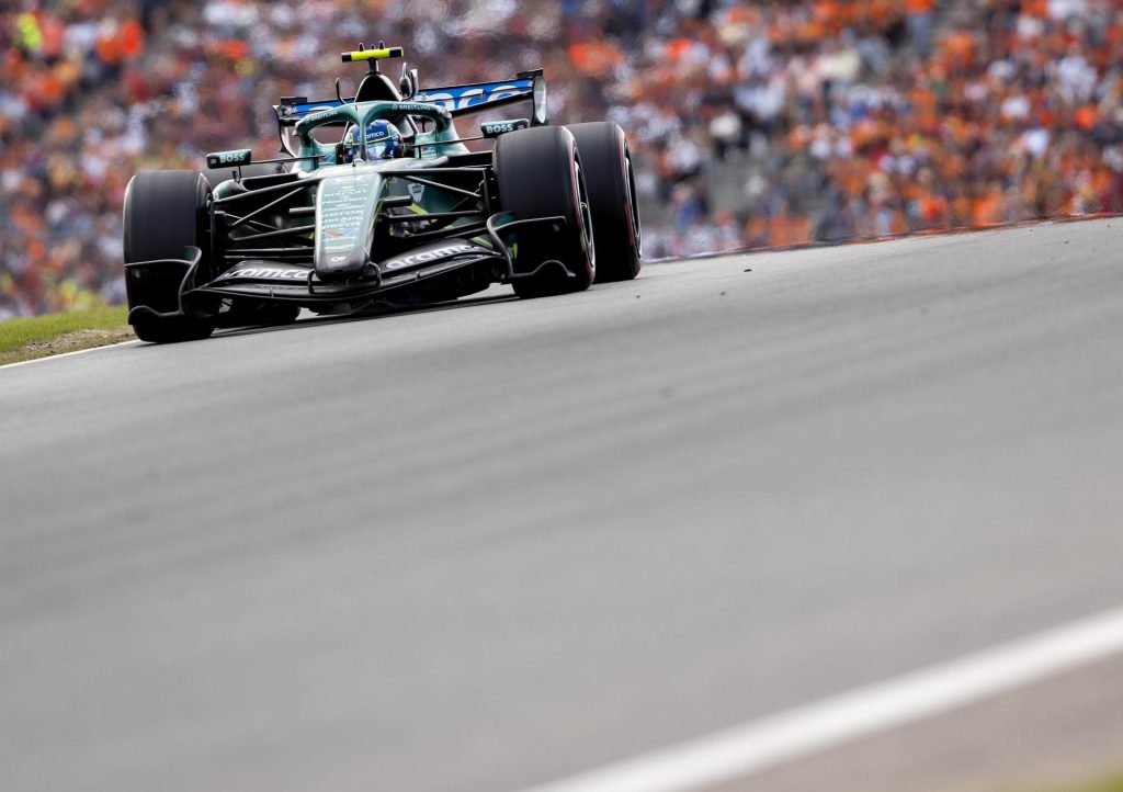 El veterano piloto español Fernando Alonso (Aston Martin), durante la carrera del GP de Países Bajos EFE/EPA/Sander Koning
