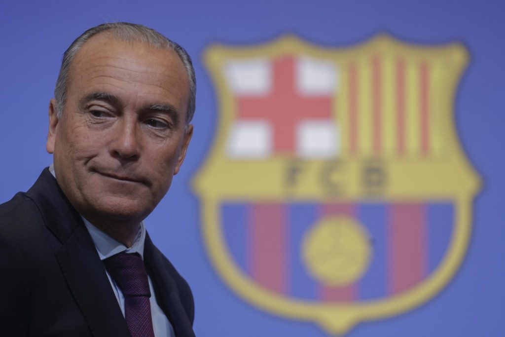 El vicepresidente del FC Barcelona, Rafa Yuste , en foto de archivo de Quique García . EFE