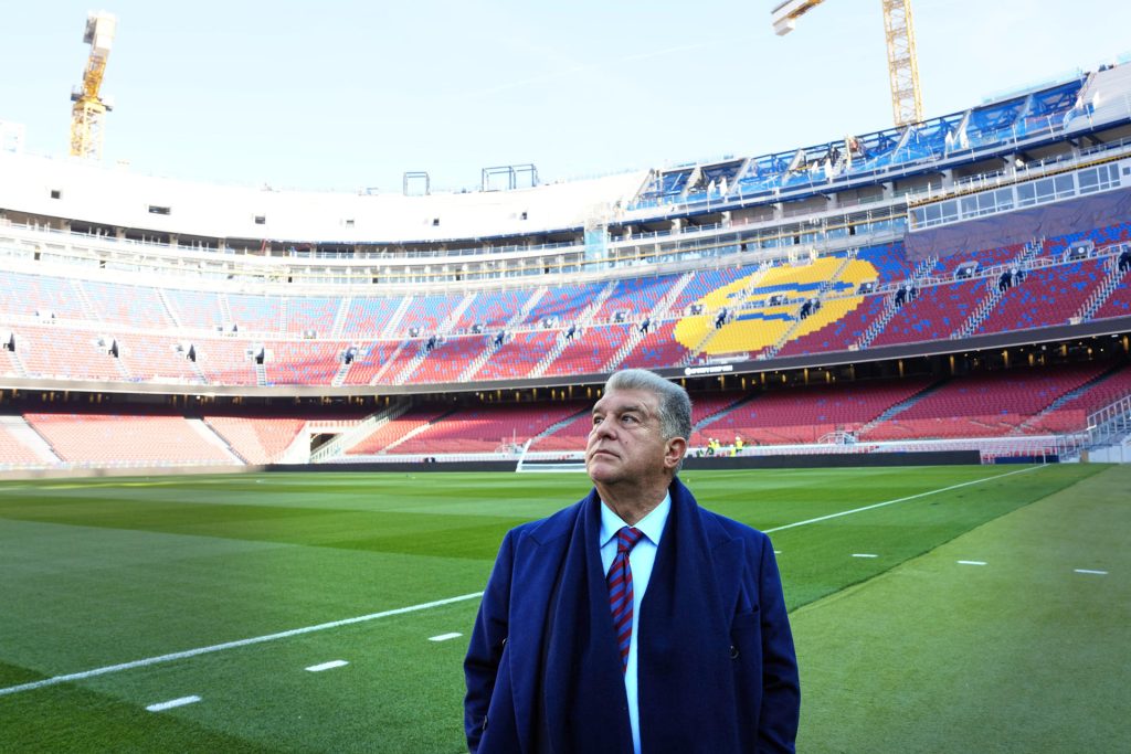 Foto de archivo del presidente del Barcelona, Joan Laporta. EFE/Alejandro García
