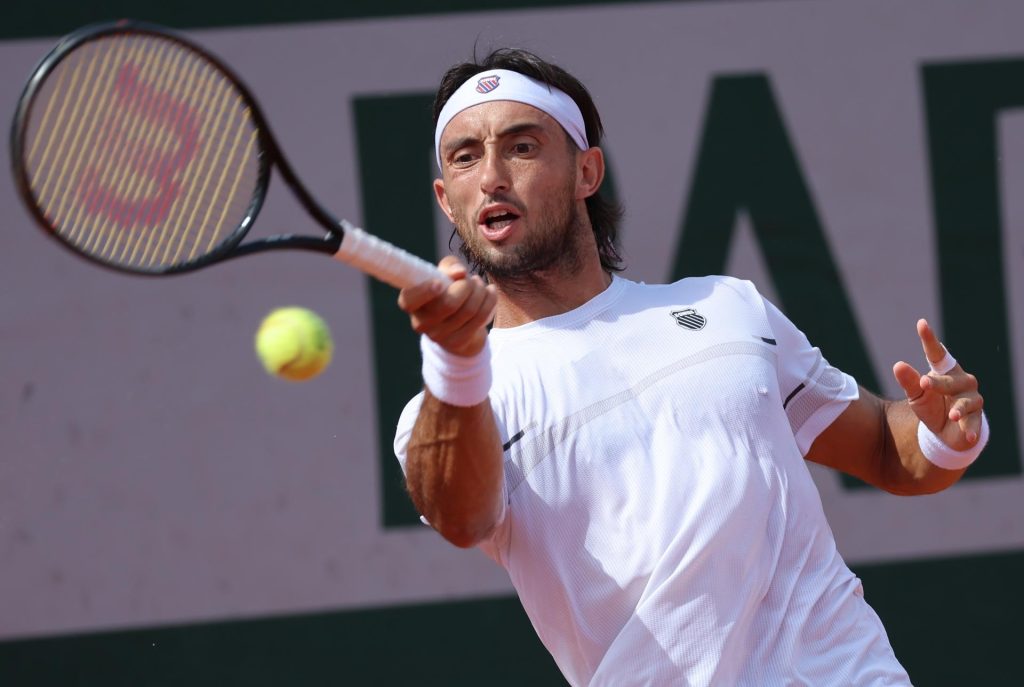Thiago Agustín Tirante, tenista argentino. EFE/EPA/CHRISTOPHE PETIT TESSON
